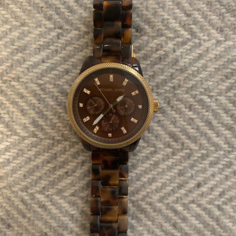 Michael Kors Tortoise Watch